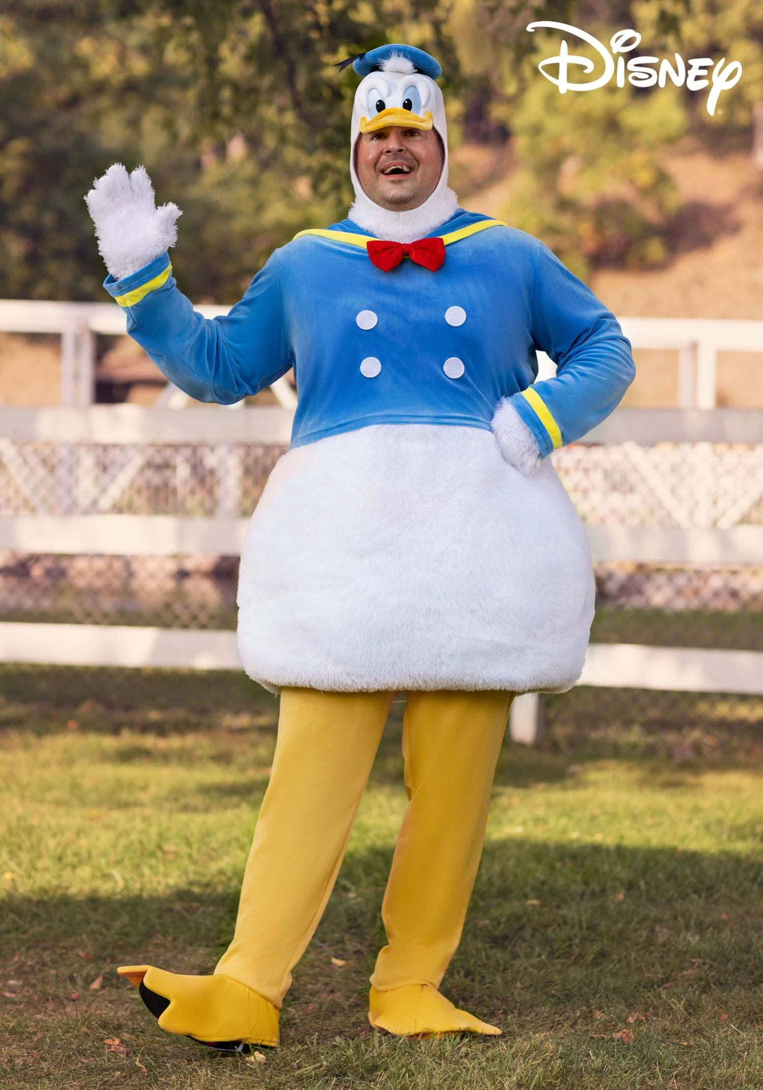 Men's Plus Size Donald Duck Costume 1 Men's Plus Size Donald Duck Costume