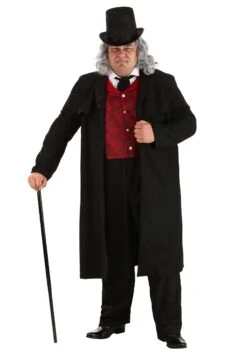 Ebenezer Scrooge Plus Size Men's Costume