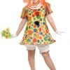 Women's Plus Size Giggles The Clown Costume