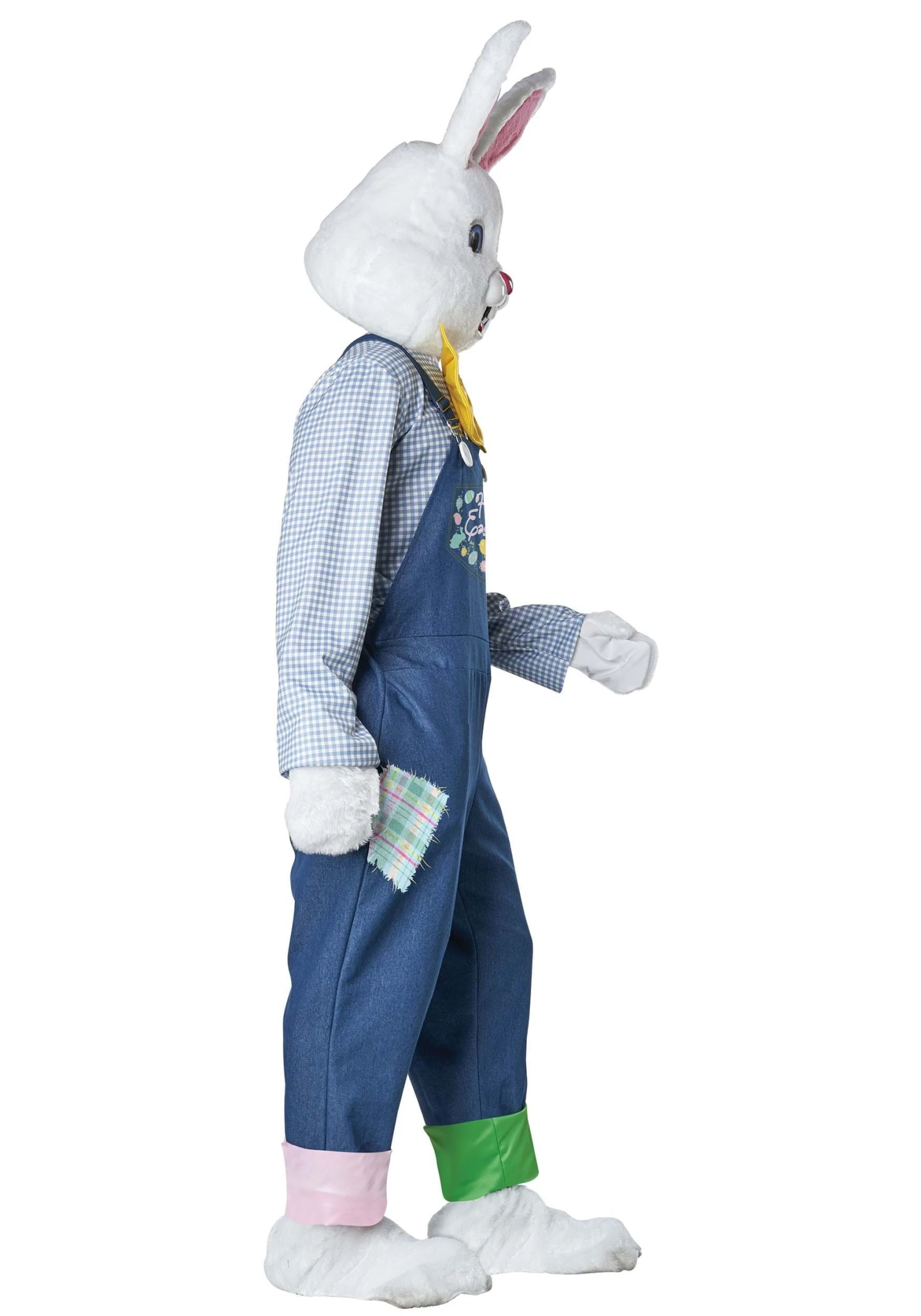 Plus Size Happy Easter Bunny Adult Costume 2 Plus Size Happy Easter Bunny Adult Costume - Image 2