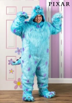 Disney Monsters Inc Plus Size Hooded Sulley Costume