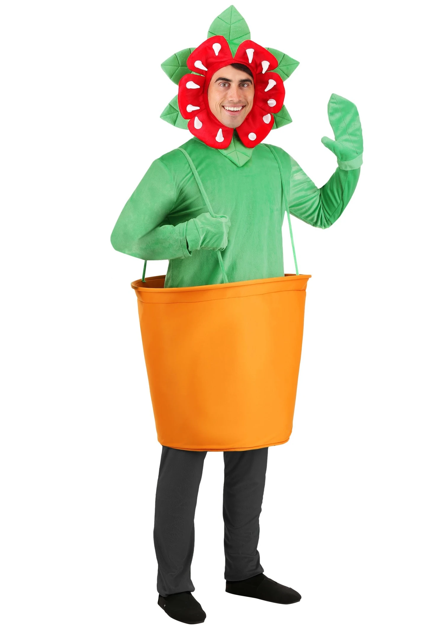 Plus Size Man-Eating Venus Fly Trap Costume For Adults 1 Plus Size Man-Eating Venus Fly Trap Costume For Adults