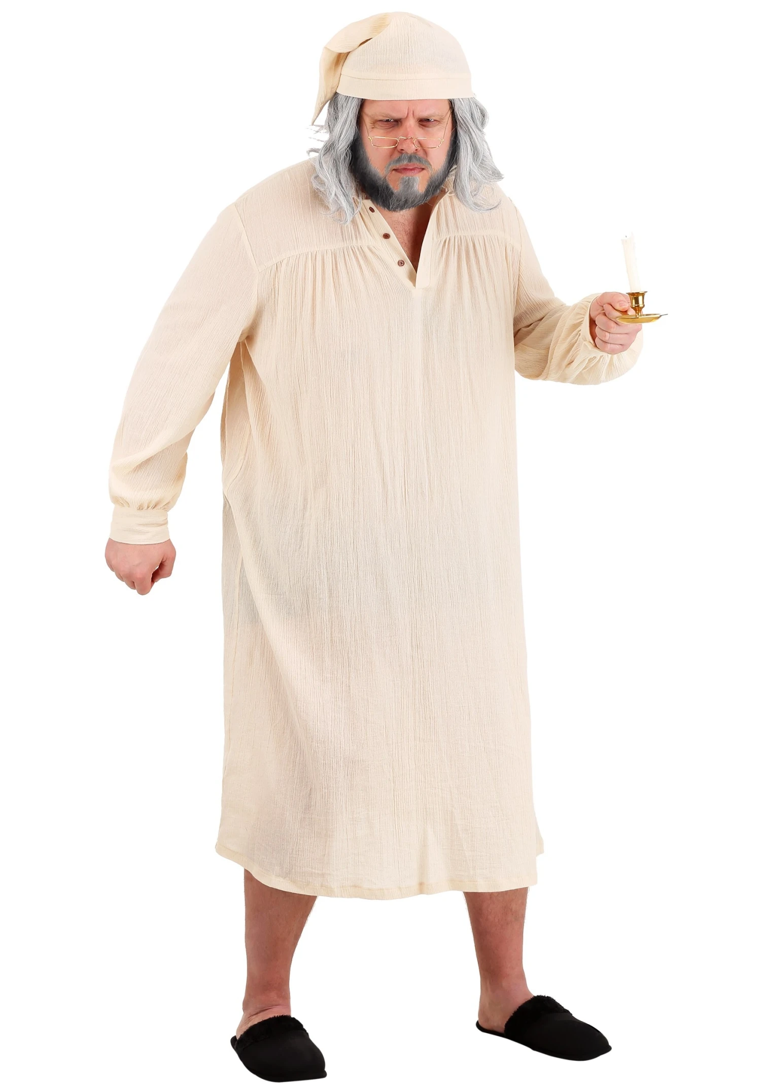 Plus Size Humbug Nightgown Costume For Men 1 Plus Size Humbug Nightgown Costume For Men