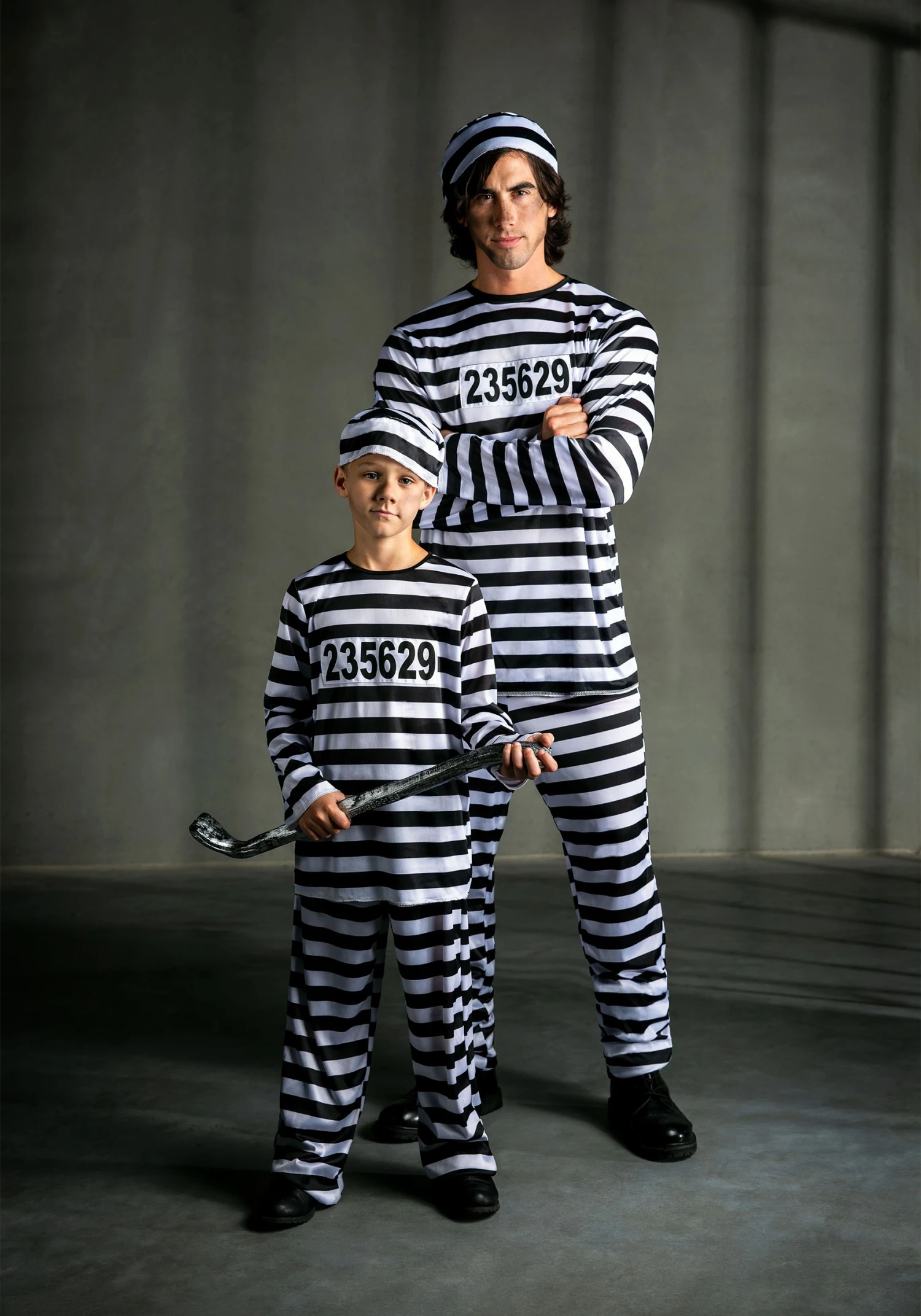 Plus Size Men's Prisoner Costume 3 Plus Size Men's Prisoner Costume - Image 3