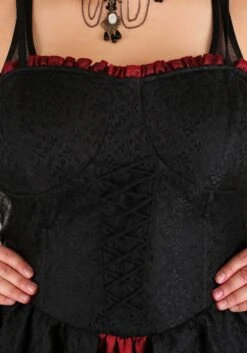 Plus Size Ravishing Vampire Costume For Women 11 Plus Size Ravishing Vampire Costume For Women -Halloween Costumes Shop plus size ravishing vampire costume alt 3