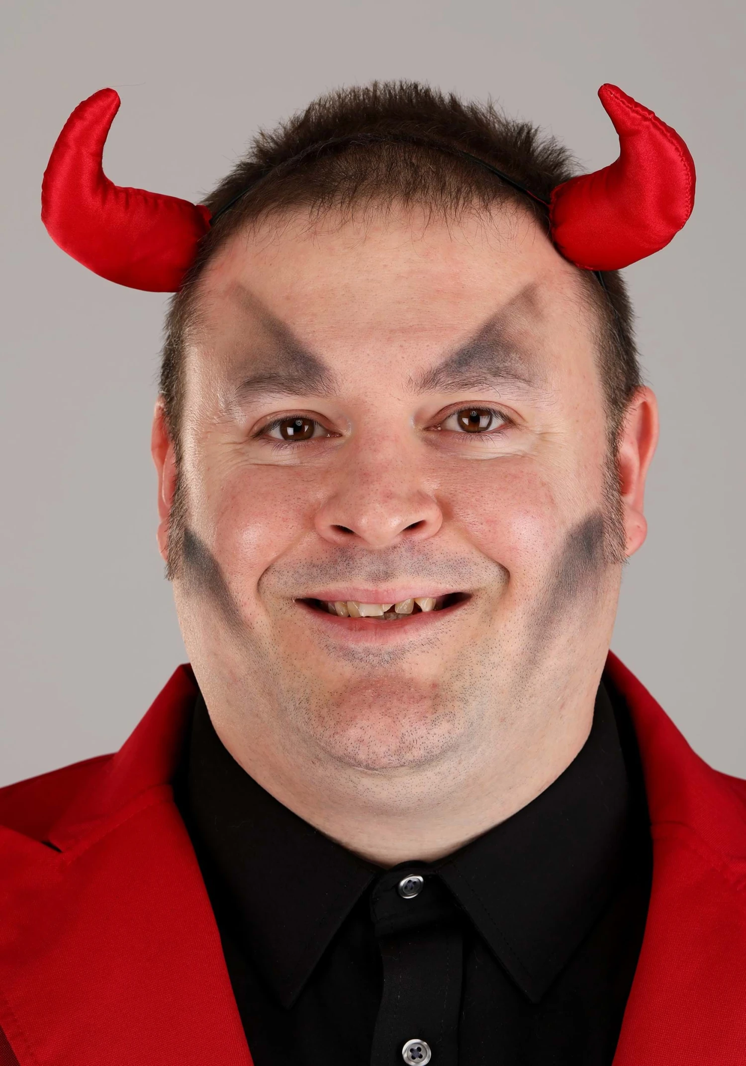 Men's Plus Size Red Suit Devil Costume 4 Men's Plus Size Red Suit Devil Costume - Image 4