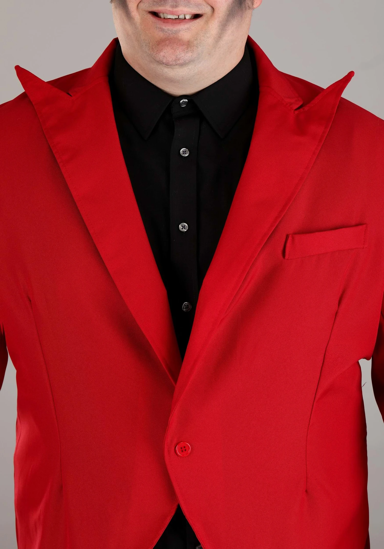 Men's Plus Size Red Suit Devil Costume 5 Men's Plus Size Red Suit Devil Costume - Image 5