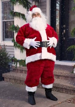 Men's Plus Size Regal Santa Suit Costume