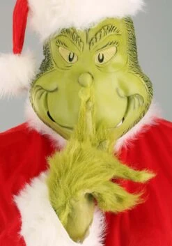 Plus Size Grinch Costume -Halloween Costumes Shop plus size santa grinch costume alt 3