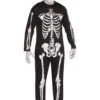Fun World Plus Size Scary Skeleton Costume For Men