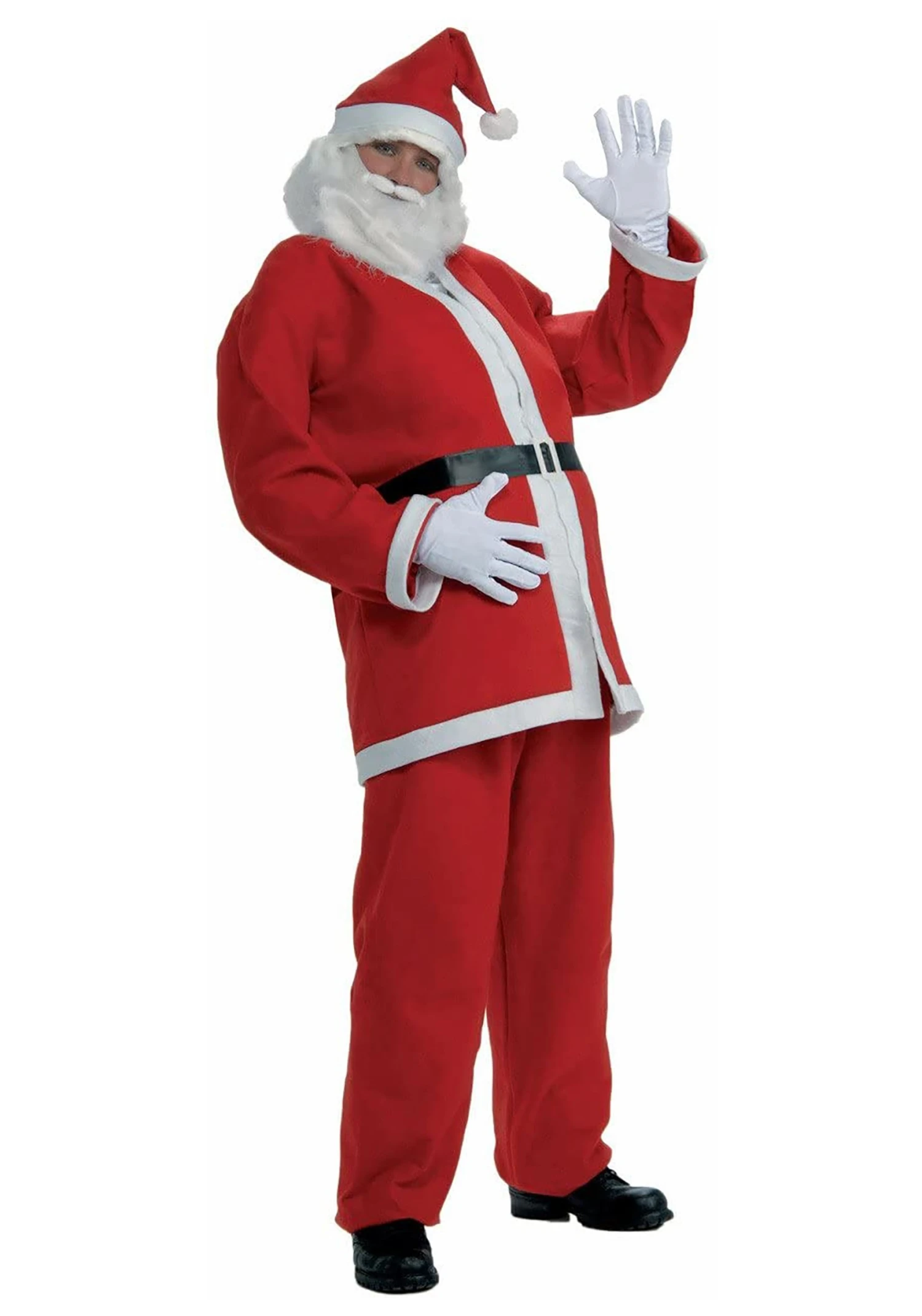 Men's Plus Size Simply Santa Costume 1 Men's Plus Size Simply Santa Costume