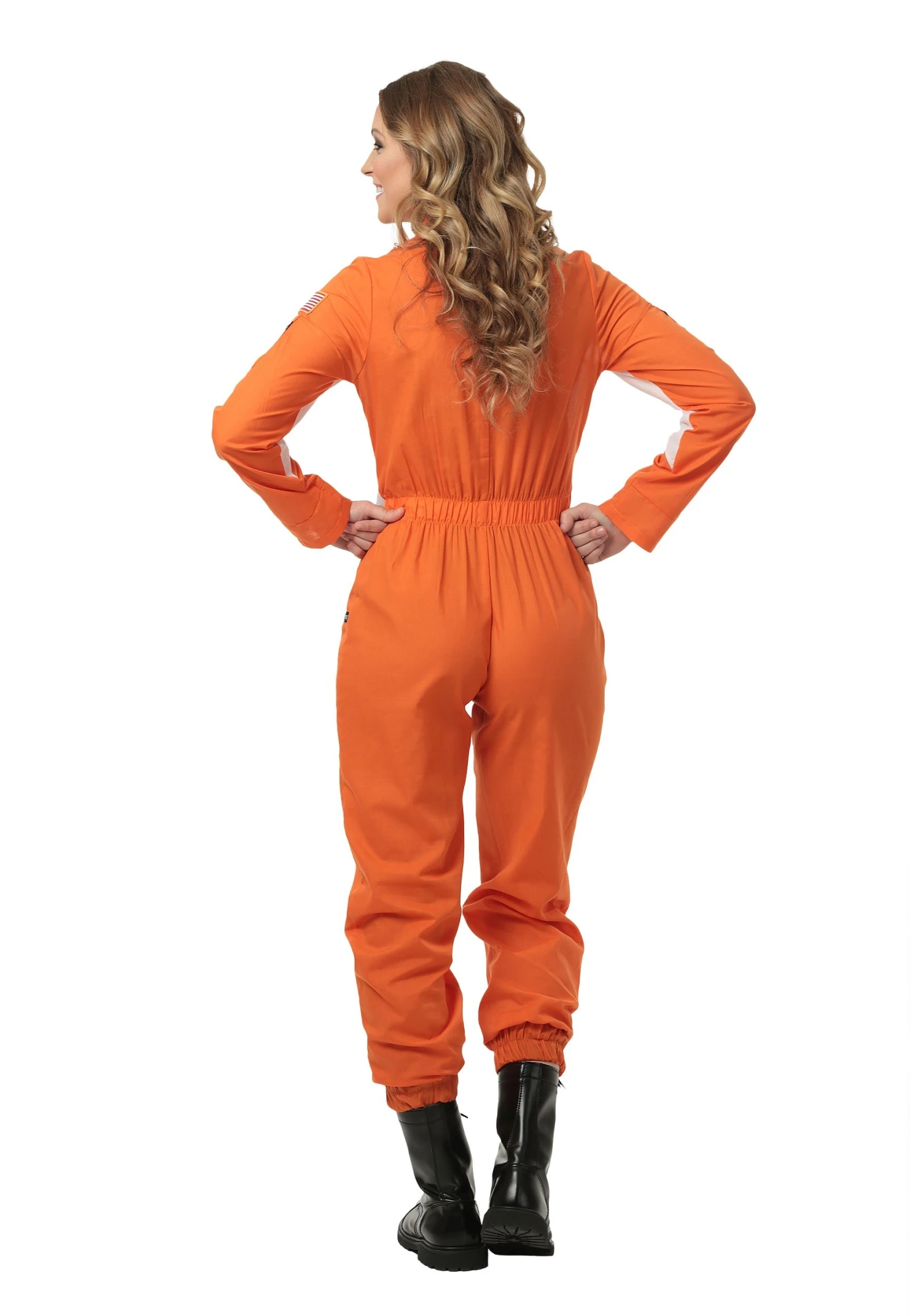 Women's Plus Size Astronaut Jumpsuit Costume 2 Women's Plus Size Astronaut Jumpsuit Costume - Image 2
