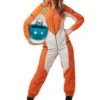 Women's Plus Size Astronaut Jumpsuit Costume