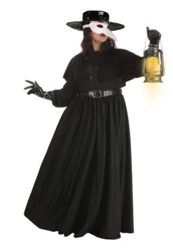Plus Size Plague Doctor Women's Costume Dress