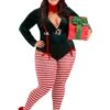 Women's Plus Size Sexy Santa Elf Costume