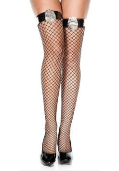 MUSIC LEGS Police Badge Thigh Highs Accessories