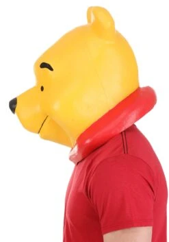 Adult Disney Winnie The Pooh Deluxe Pooh Latex Mask -Halloween Costumes Shop pooh deluxe latex mask alt 3