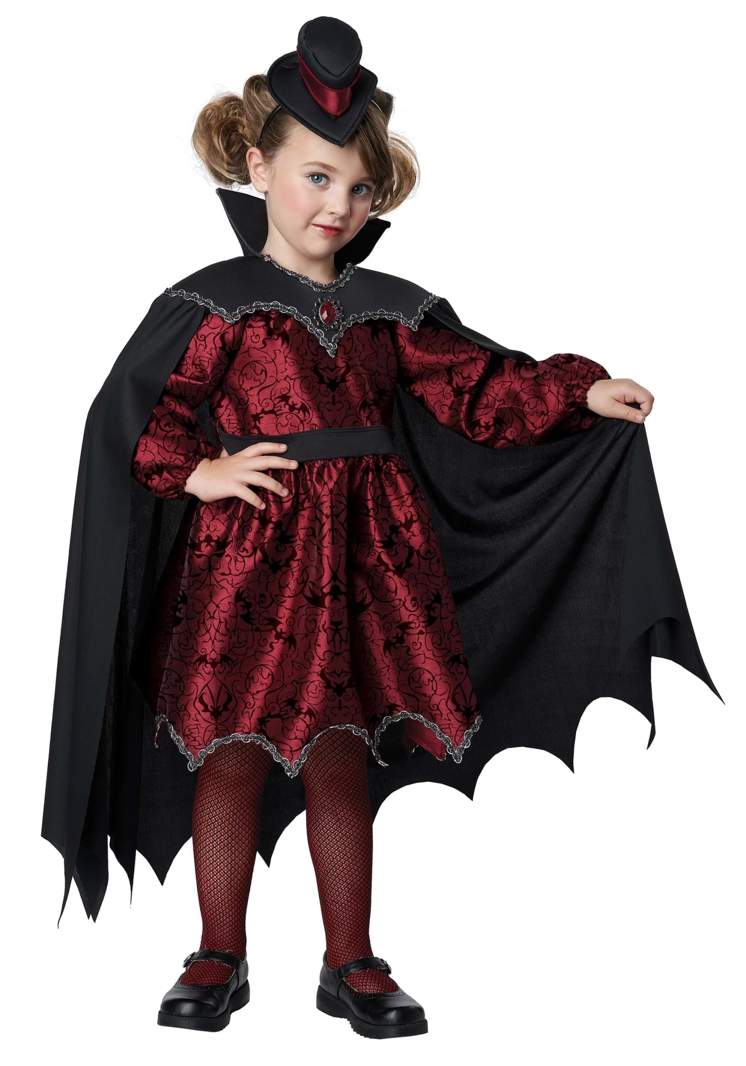 Girl's Posh Vampire Toddler Costume Dress 1 Girl's Posh Vampire Toddler Costume Dress