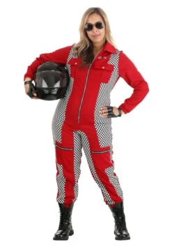 Racer Jumpsuit Women's Costume -Halloween Costumes Shop racer jumpsuit alt 2