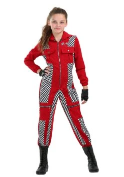 Racer Jumpsuit Girls Costume -Halloween Costumes Shop racer jumpsuit girls costume alt4