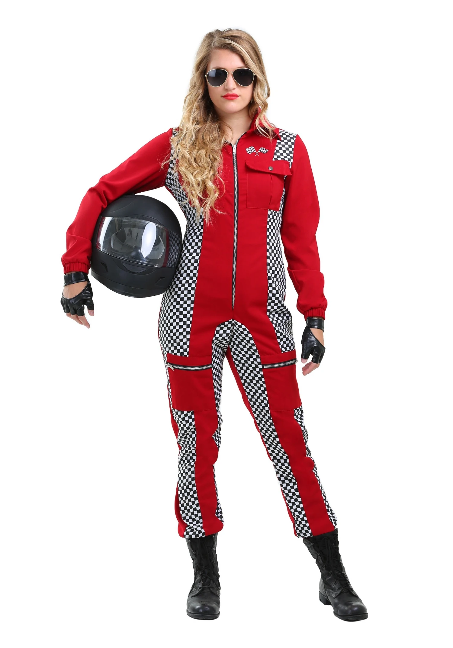 Racer Jumpsuit Plus Size Women's Costume 1 Racer Jumpsuit Plus Size Women's Costume