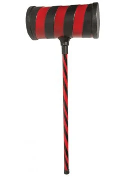 Red & Black Costume Mallet Accessory