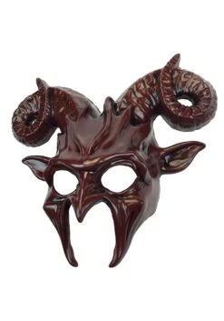 Adult Red Demon Costume Mask -Halloween Costumes Shop red demon mask alt 2