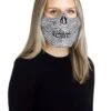 Fun World Rhinestone Half Skull Costume Mask