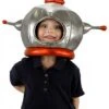 Kid's Space Robot Plush Costume Hat Accessory