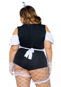 LEG AVENUE Foxy Frenchie Plus Size Adult's Sexy Costume 7 LEG AVENUE Foxy Frenchie Plus Size Adult's Sexy Costume -Halloween Costumes Shop sexy foxy frenchie womens plus costume alt 2