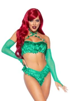 LEG AVENUE Sexy Poison Temptress Costume For Women -Halloween Costumes Shop sexy poison temptress womens costume alt 2