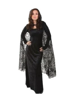 Spiderweb Sheer Cape