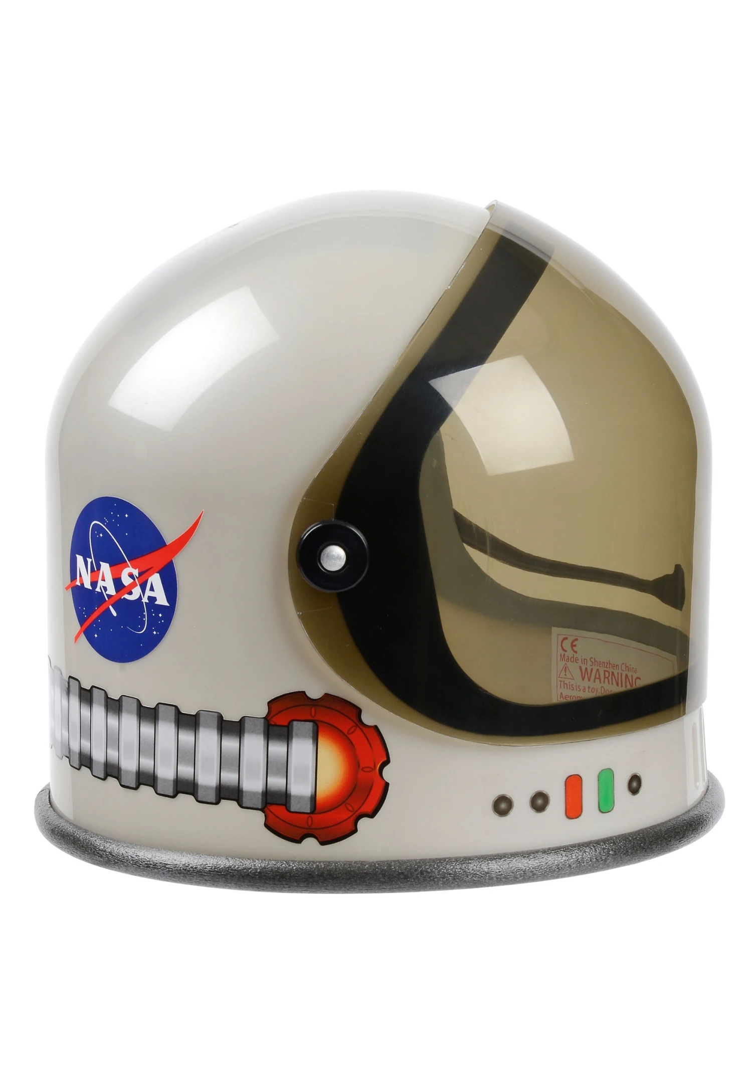 Silver Kids Astronaut Costume Helmet 2 Silver Kids Astronaut Costume Helmet - Image 2