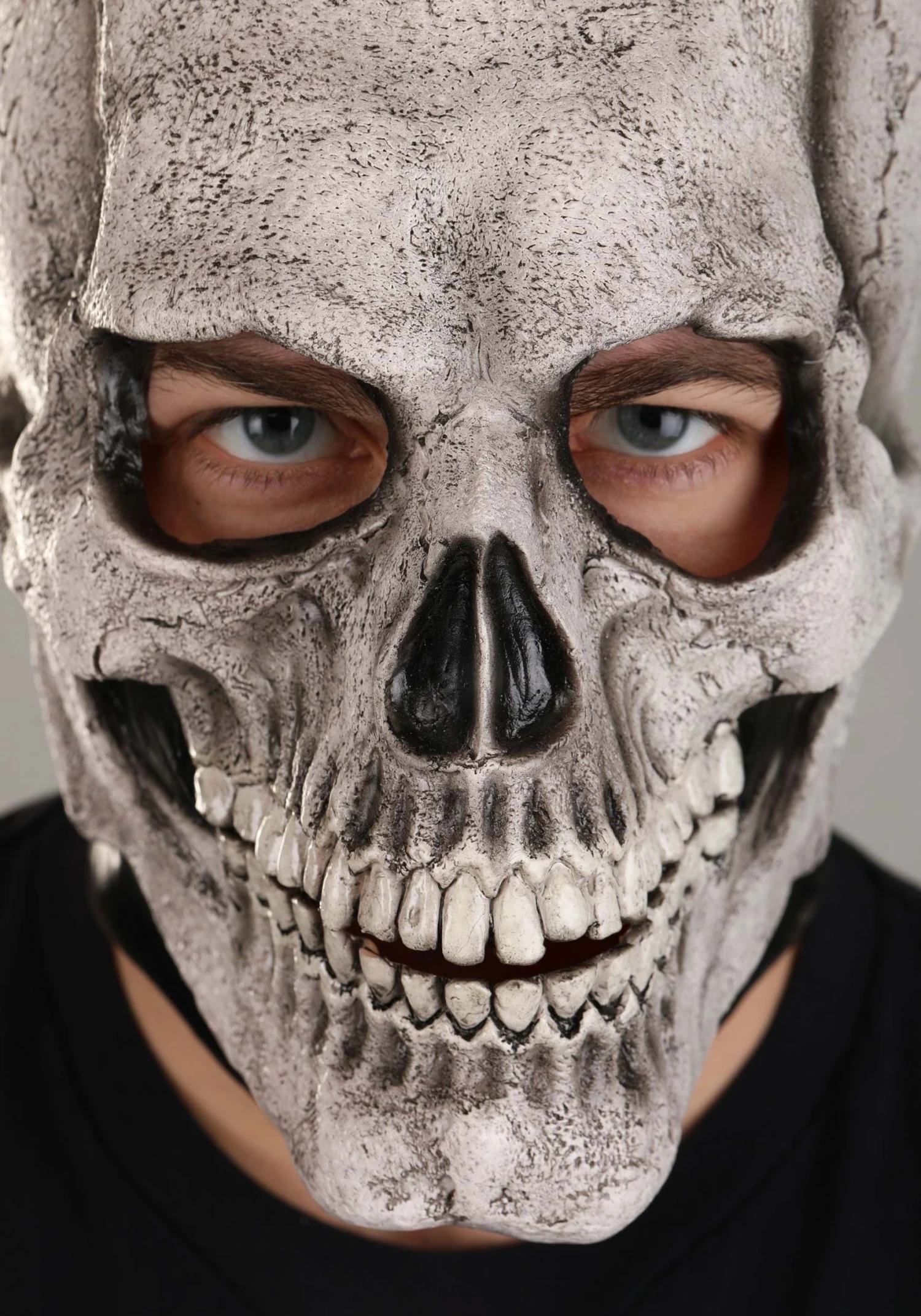 White Full Face Skeleton Mask For Adults 3 White Full Face Skeleton Mask For Adults - Image 3