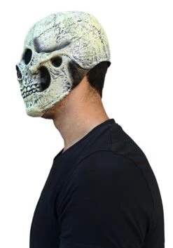 Glow In The Dark Skull Mask For Adults -Halloween Costumes Shop skull glow in the dark alt 4