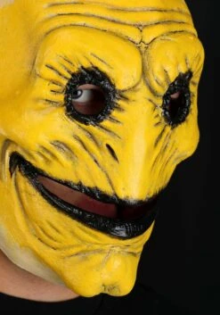 Smiley Latex Mask For Adults -Halloween Costumes Shop smiley latex mask alt 3