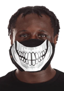 Sound Activated Light Up Skeleton Mask