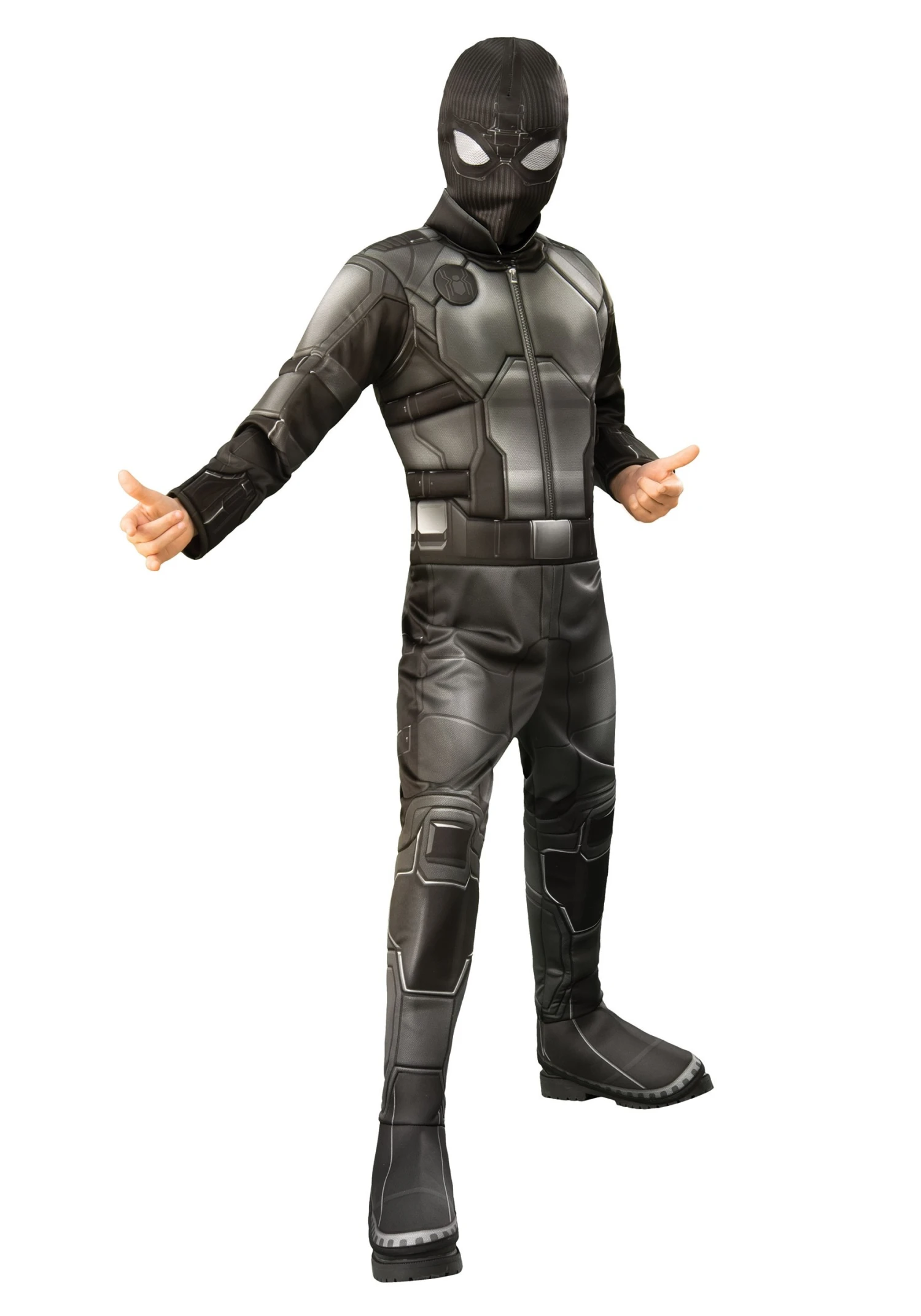 Marvel Spider-Man Far From Home Spider-Man Deluxe Stealth Kid's Costume 1 Marvel Spider-Man Far From Home Spider-Man Deluxe Stealth Kid's Costume