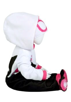 JAZWARES Spider-Man Girl's Spider-Gwen Costume For Infants 8 JAZWARES Spider-Man Girl's Spider-Gwen Costume For Infants -Halloween Costumes Shop spiderman infant spidergwen costume alt 3