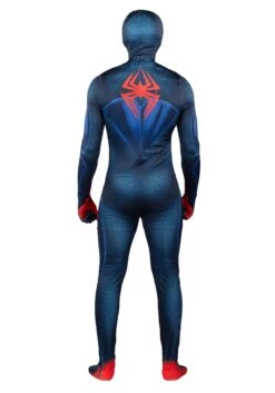 JAZWARES Spider-Verse 2 Miles Morales Costume For Men -Halloween Costumes Shop spiderverse 2 adult miles morales zentai suit alt 3