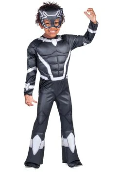 JAZWARES Boy's Spidey And His Amazing Friends Toddler Black Panther Costume