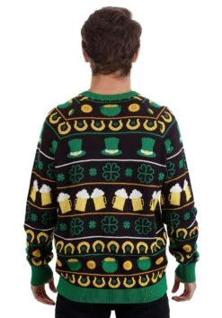 St Patrick's Fair Isle Adult Sweater -Halloween Costumes Shop st patricks fair isle sweater alt 5