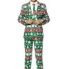 Suitmeister Christmas Green Nordic Suit For Boys