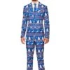 Men's Blue Nordic Christmas Suitmeister Suit