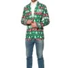 Suitmeister Christmas Green Nordic Men's Blazer