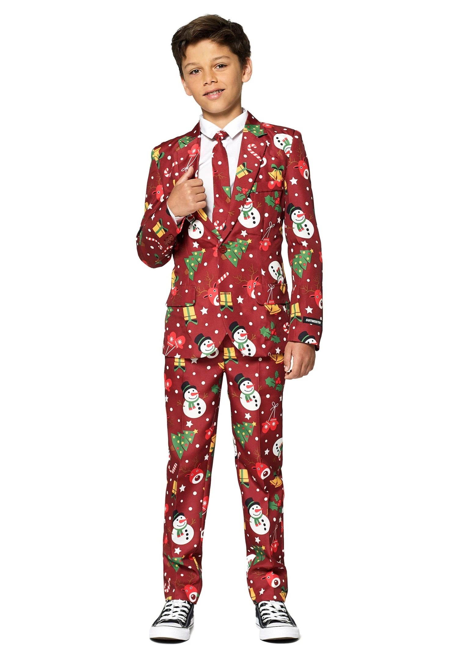Suitmeister Christmas Red Light Up Boy's Suit 1 Suitmeister Christmas Red Light Up Boy's Suit