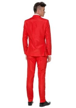 Men's Suitmeister Solid Red Suit -Halloween Costumes Shop suitmeister solid red alt 4