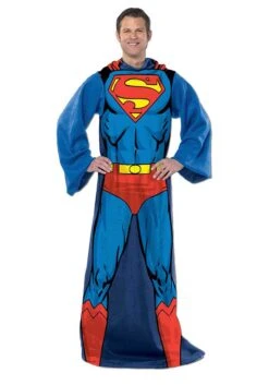 Superman Adult Silk Touch Comfy Throw Blanket