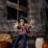 Outdoor Swinging Evil Scarecrow Decoration