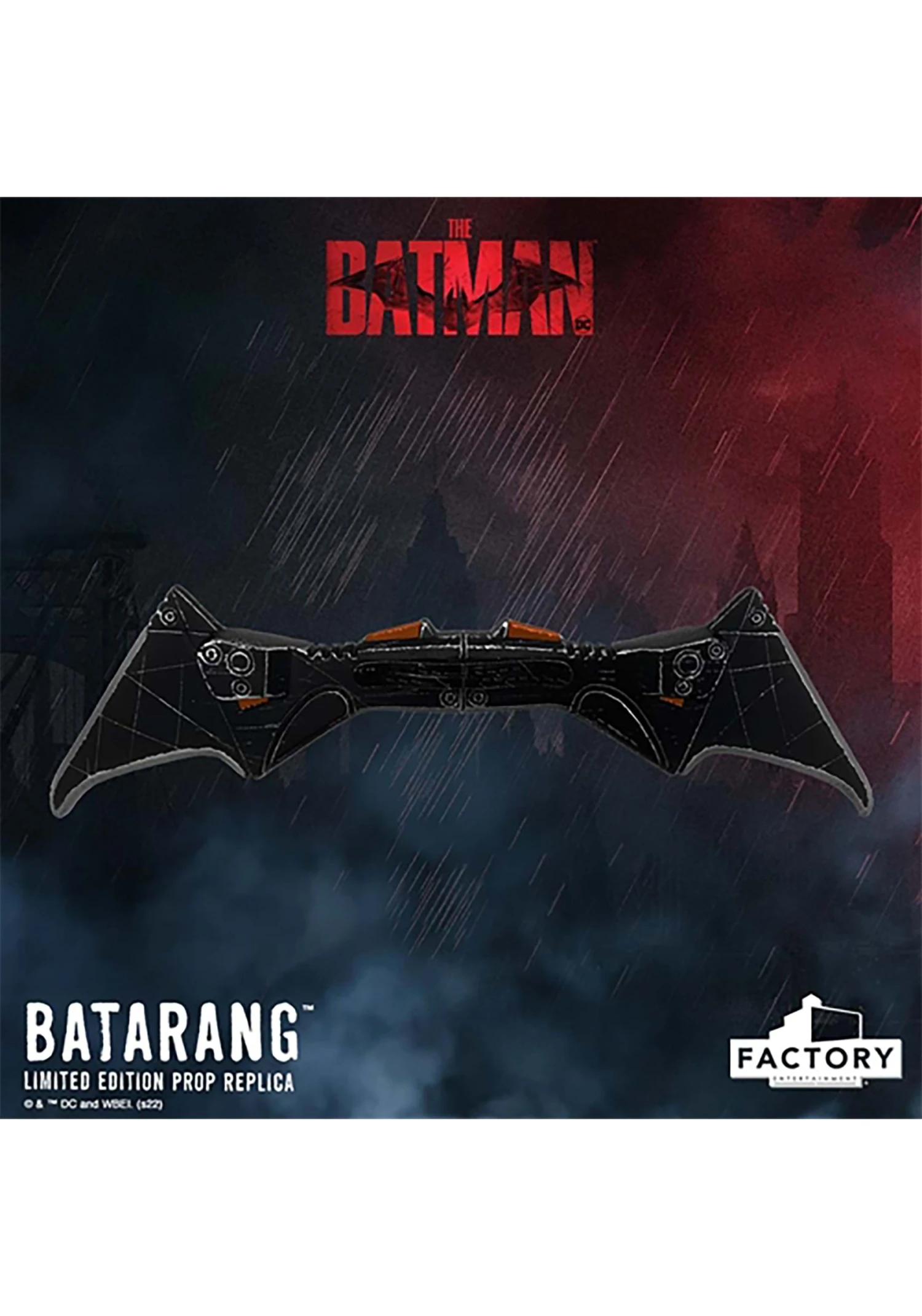 The Batman Limited Edition Batarang Prop Replica 4 The Batman Limited Edition Batarang Prop Replica - Image 4